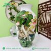 Bình Hoa Bát Tràng In Logo Vẽ Sen Hạc LH-0811124