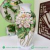 Bình Hoa Bát Tràng In Logo Vẽ Sen Hồng 3D LH-0711124