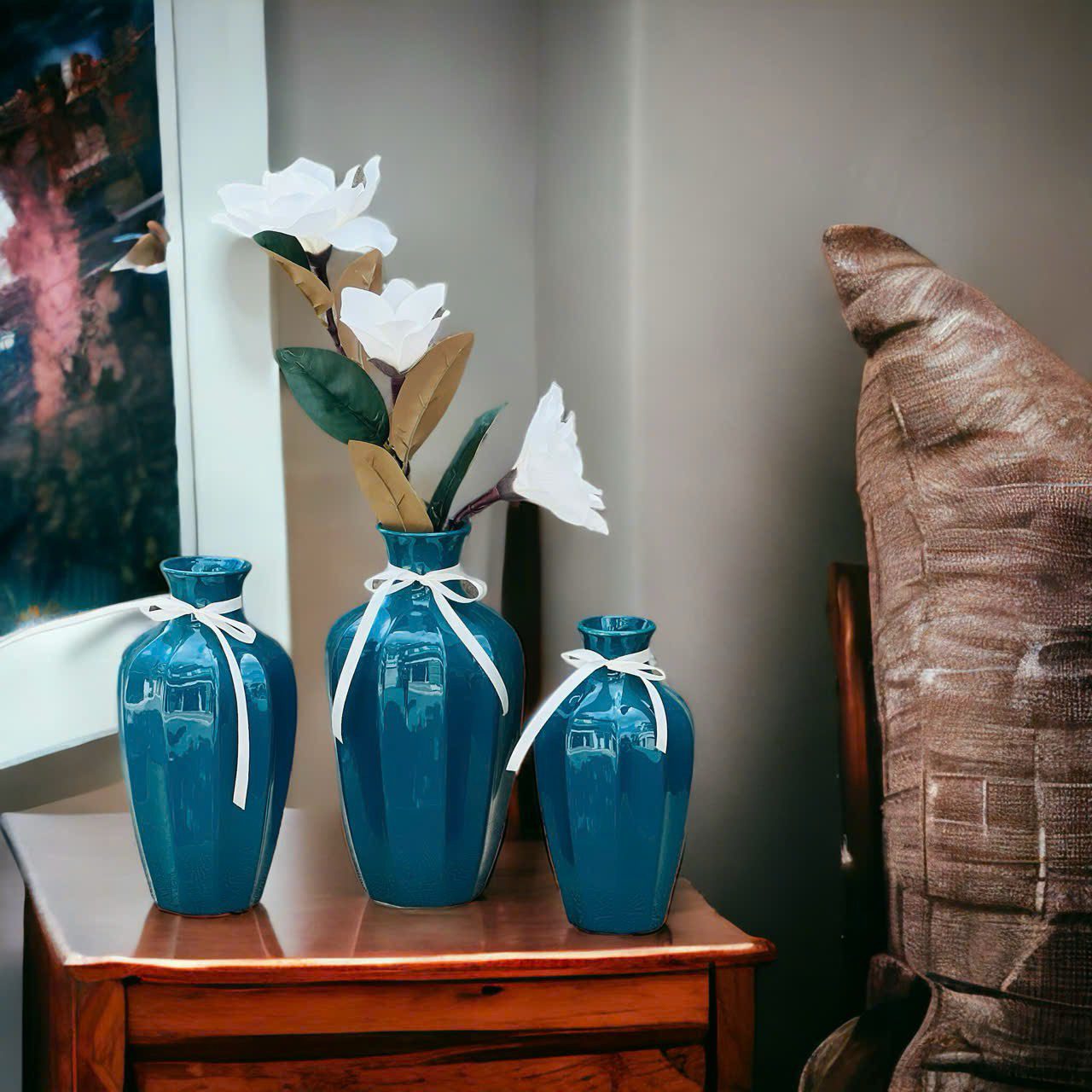 Bình Hoa Men Xanh Lục Bảo