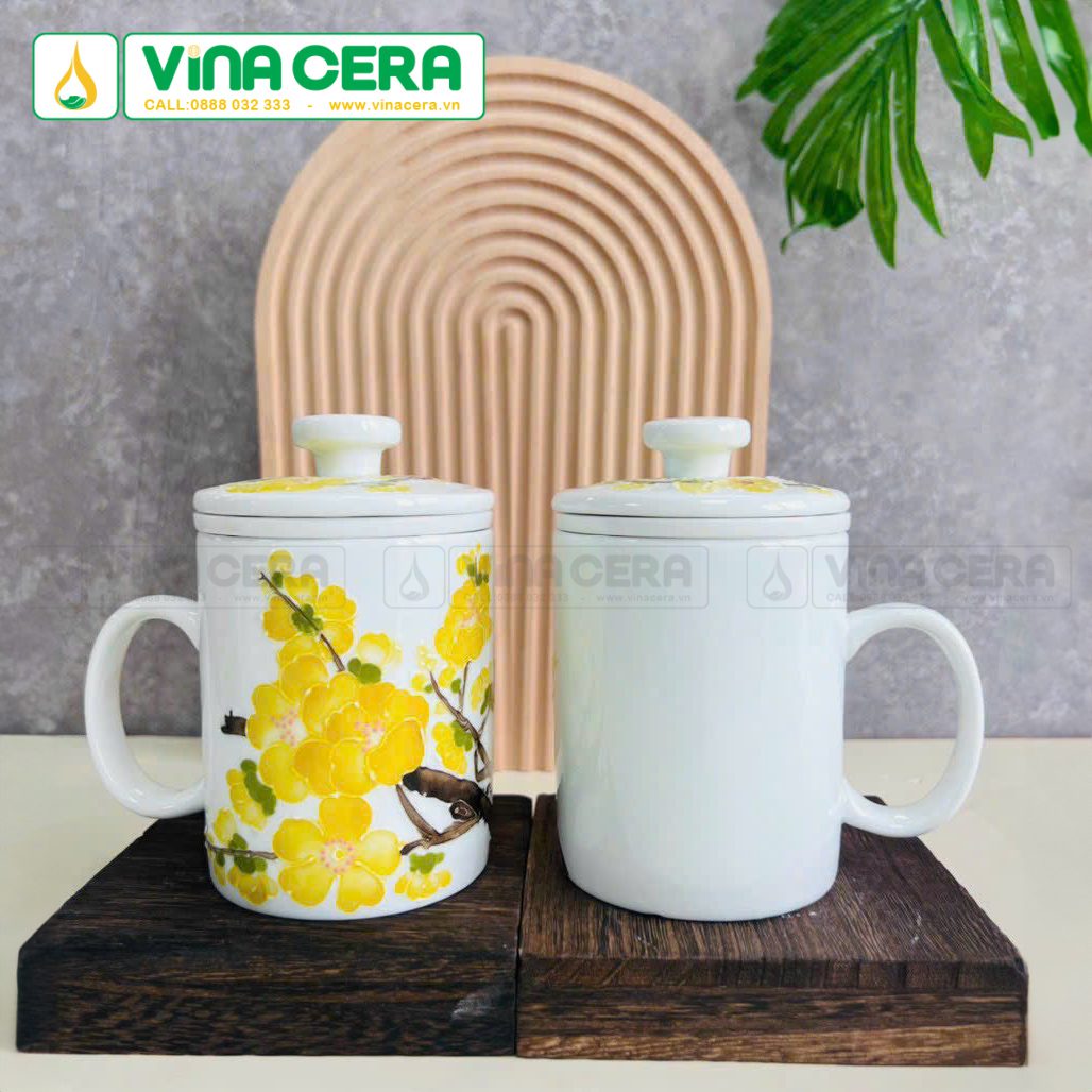 ly sứ có nắp in logo