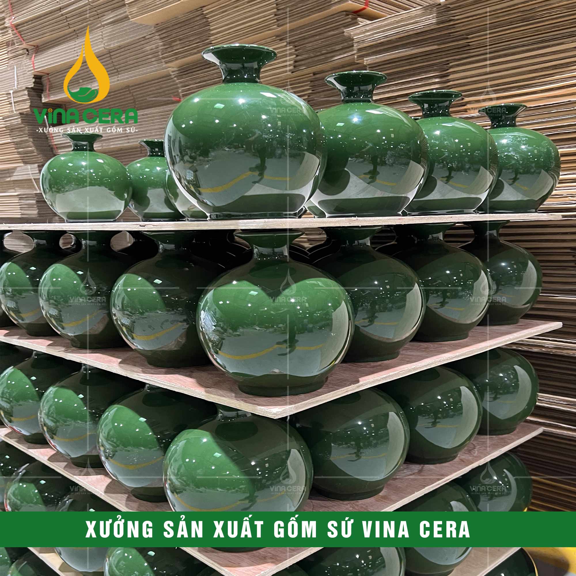 xưởng Sản Xuất Gốm Sứ VinaCera - Sản Xuất Bình Hút lộc