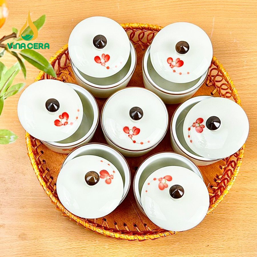 khay mứt sứ Bát tràng cao cấp