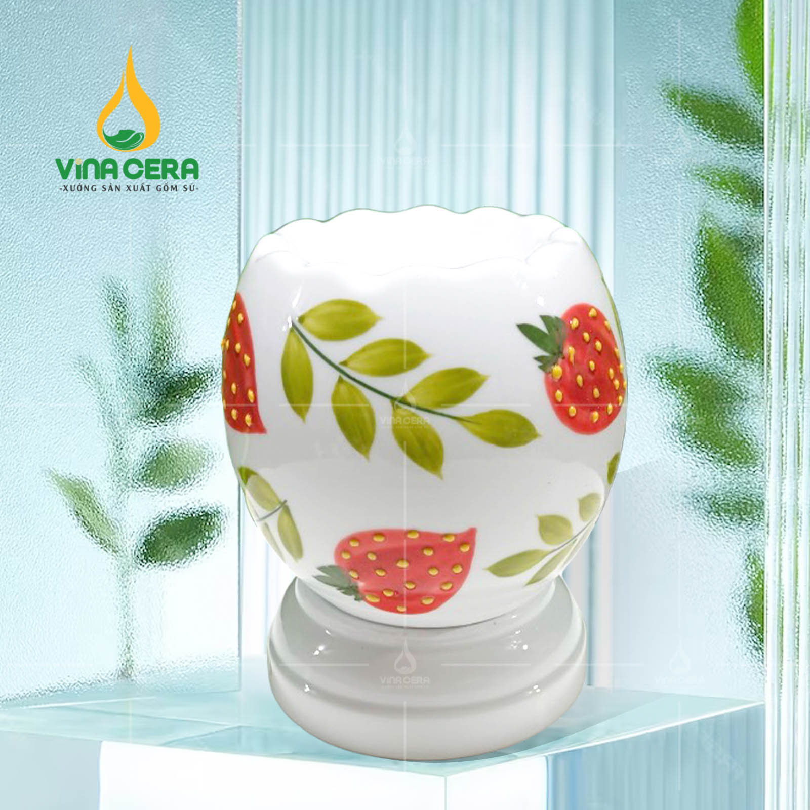 Đèn Xông Tinh Dầu Gốm Sứ Bát Tràng