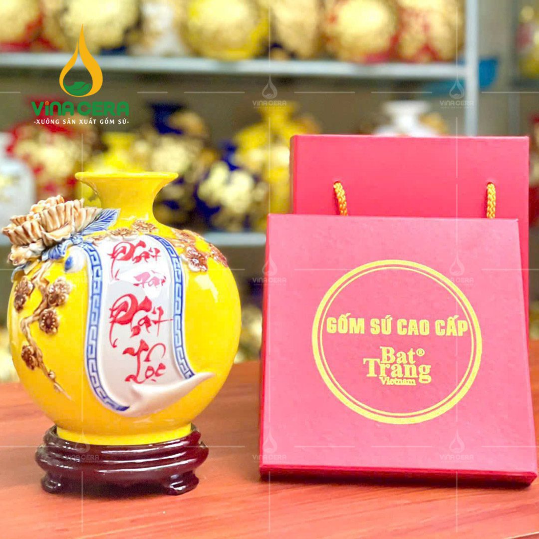 Bình hút lộc logo thư pháp