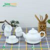 Bộ ấm chén trà dáng quả hồng