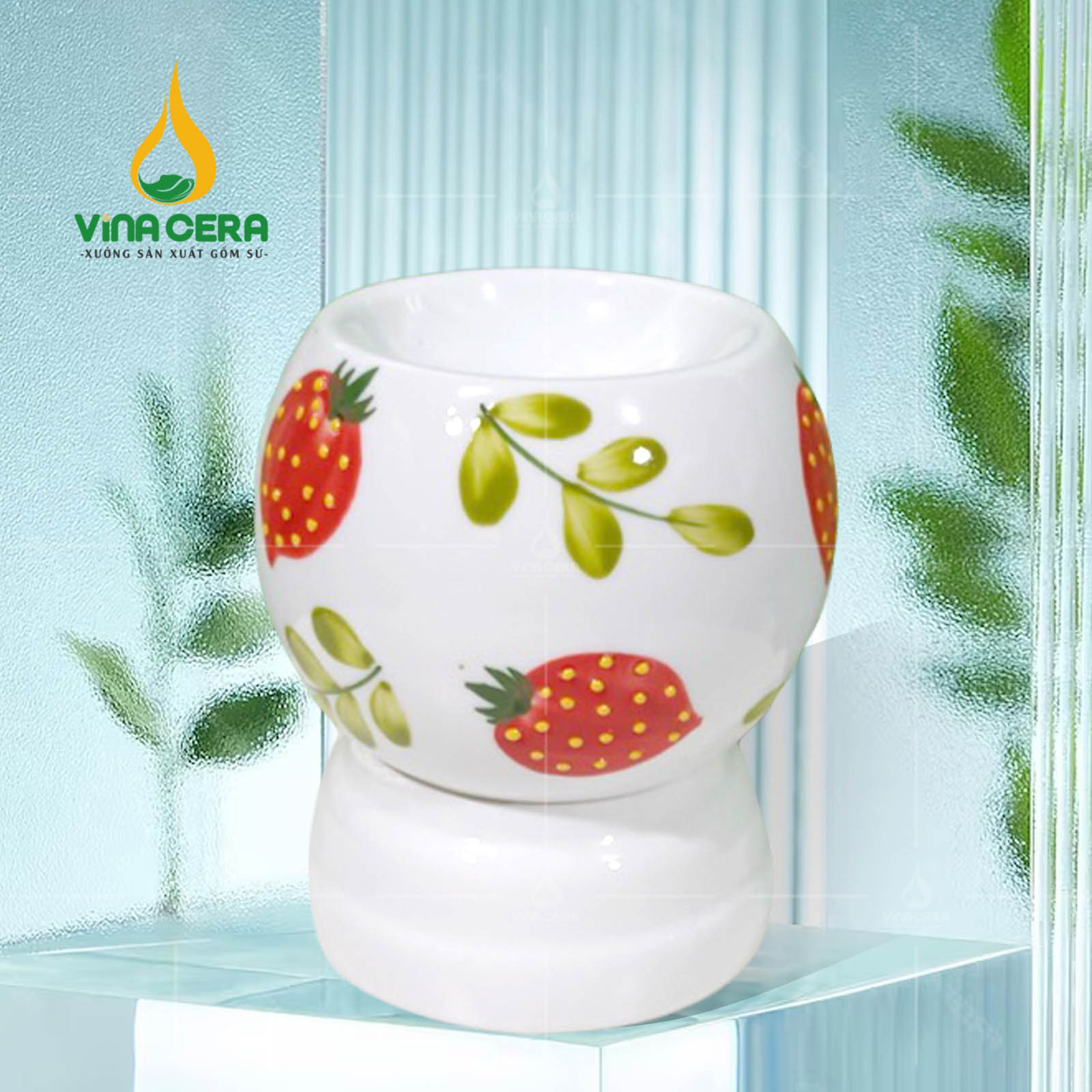 Đèn Xông Tinh Dầu Gốm Sứ Bát Tràng