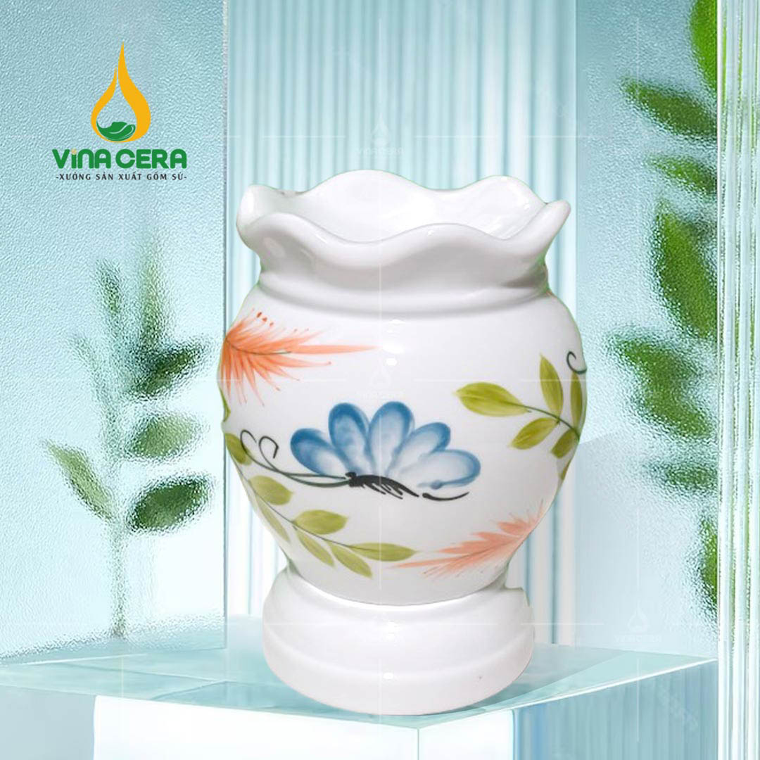 Đèn Xông Tinh Dầu Gốm Sứ Bát Tràng