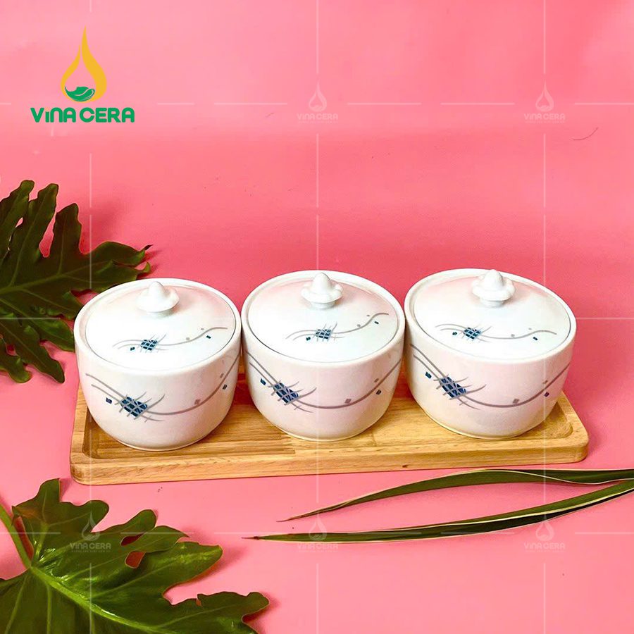 khay mứt sứ Bát tràng cao cấp