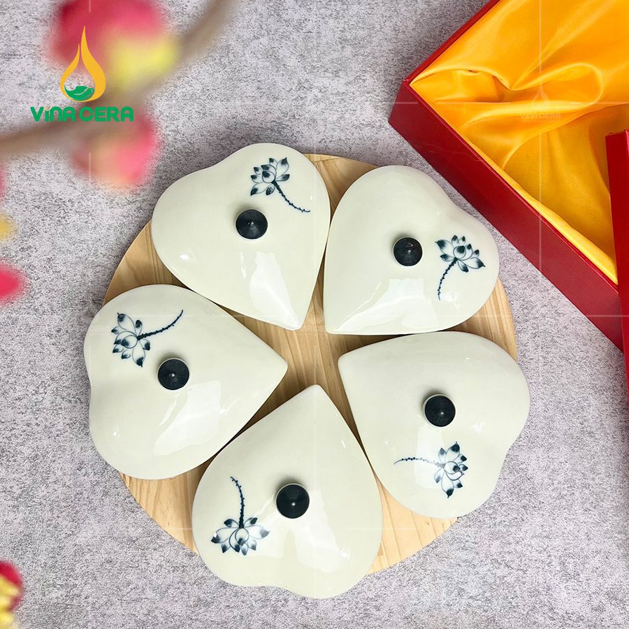 khay mứt sứ Bát tràng cao cấp