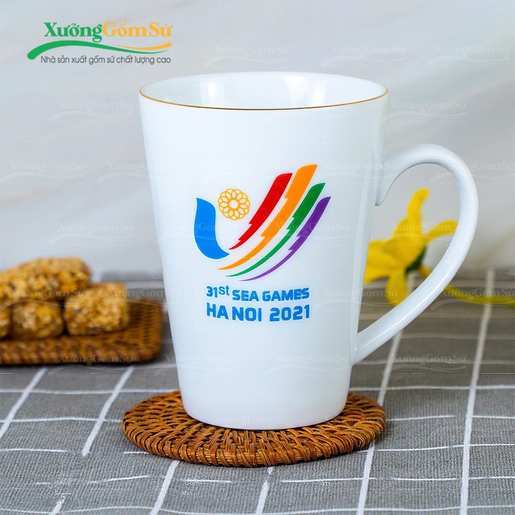 Ly sứ trắng Bát Tràng