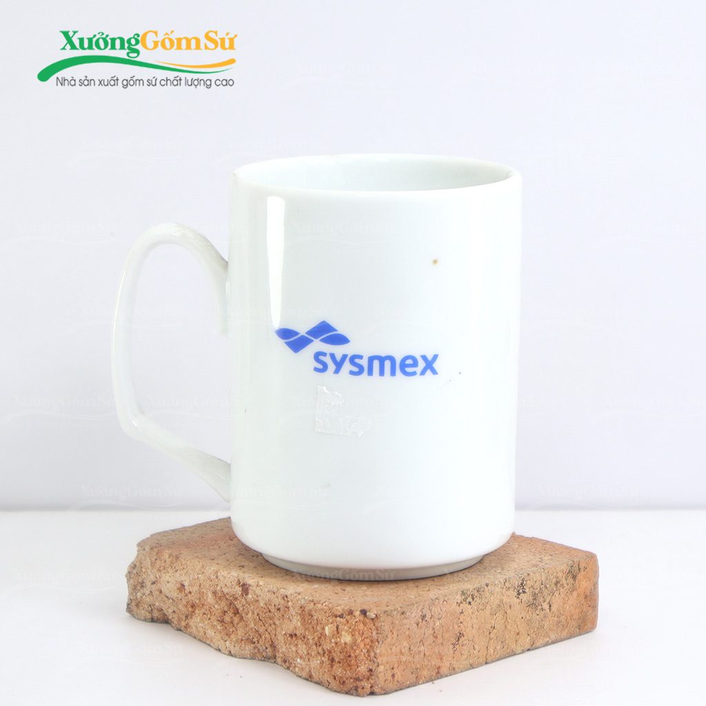 Ly sứ trắng Bát Tràng