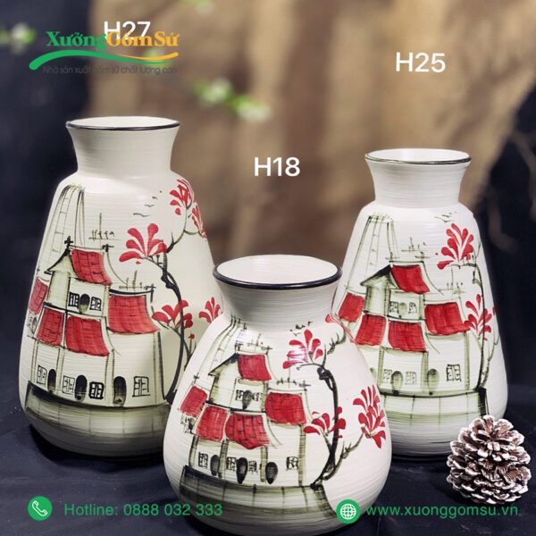 Lọ Hoa Bát Tràng