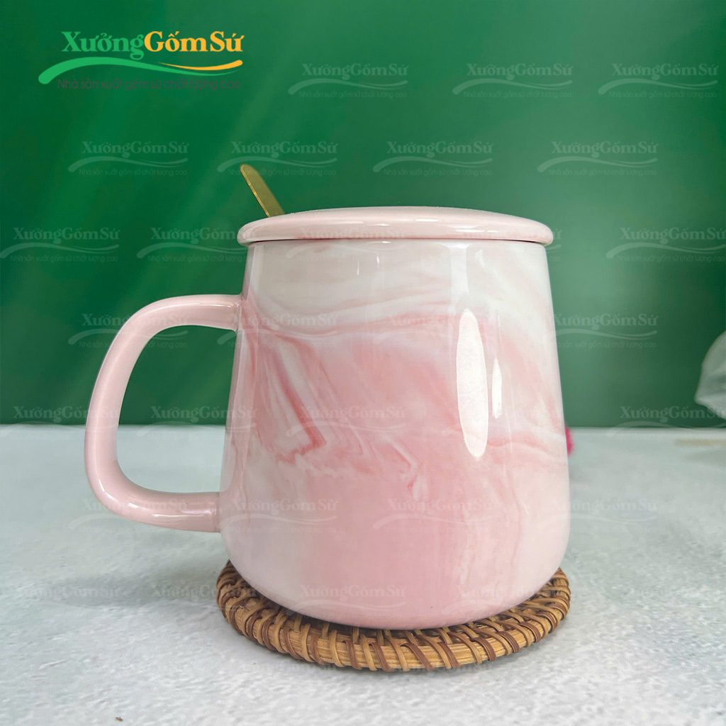 ly cà phê sứ có nắp