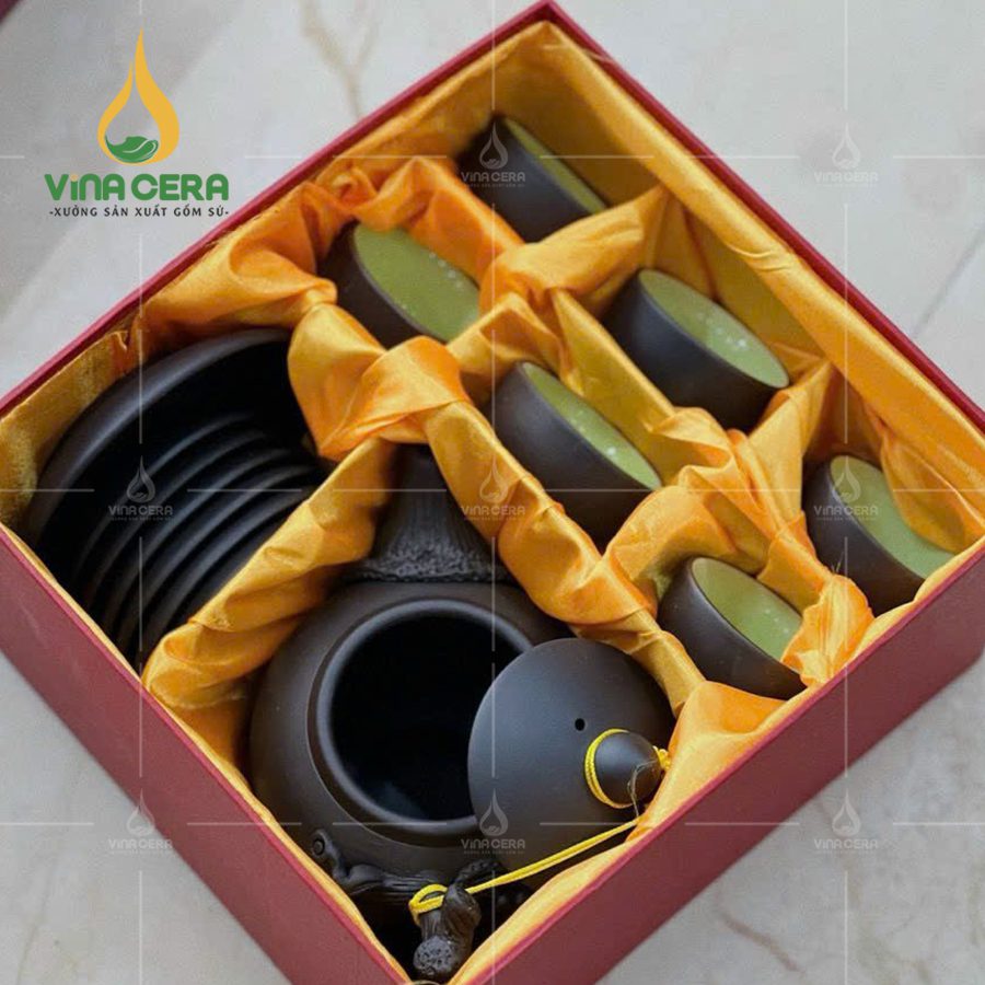 Bộ ấm Chén in logo quà tặng