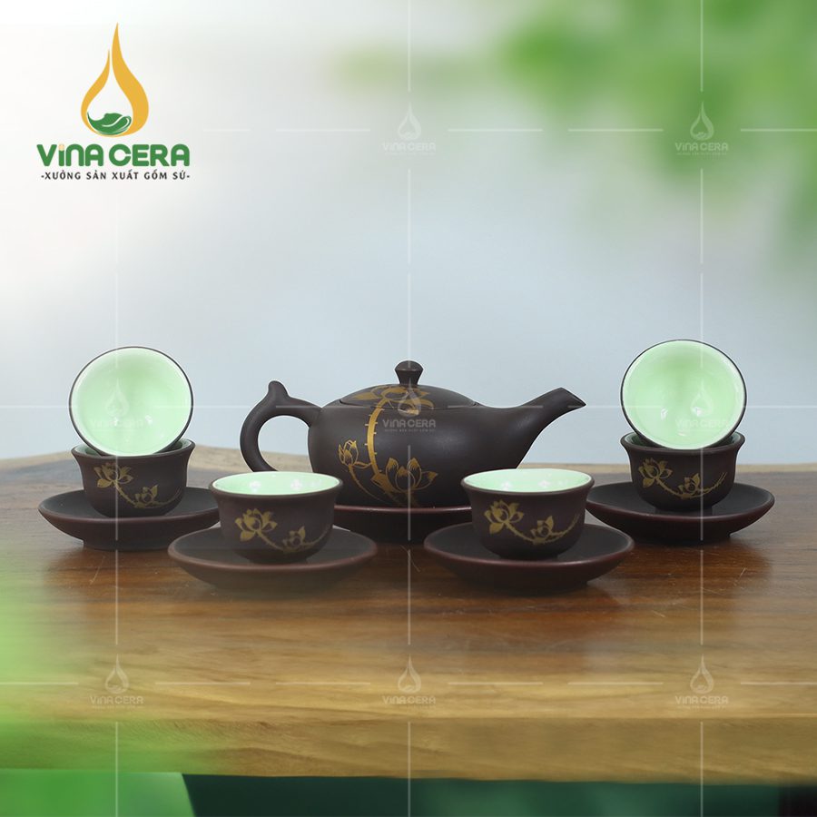 Bộ ấm Chén in logo quà tặng