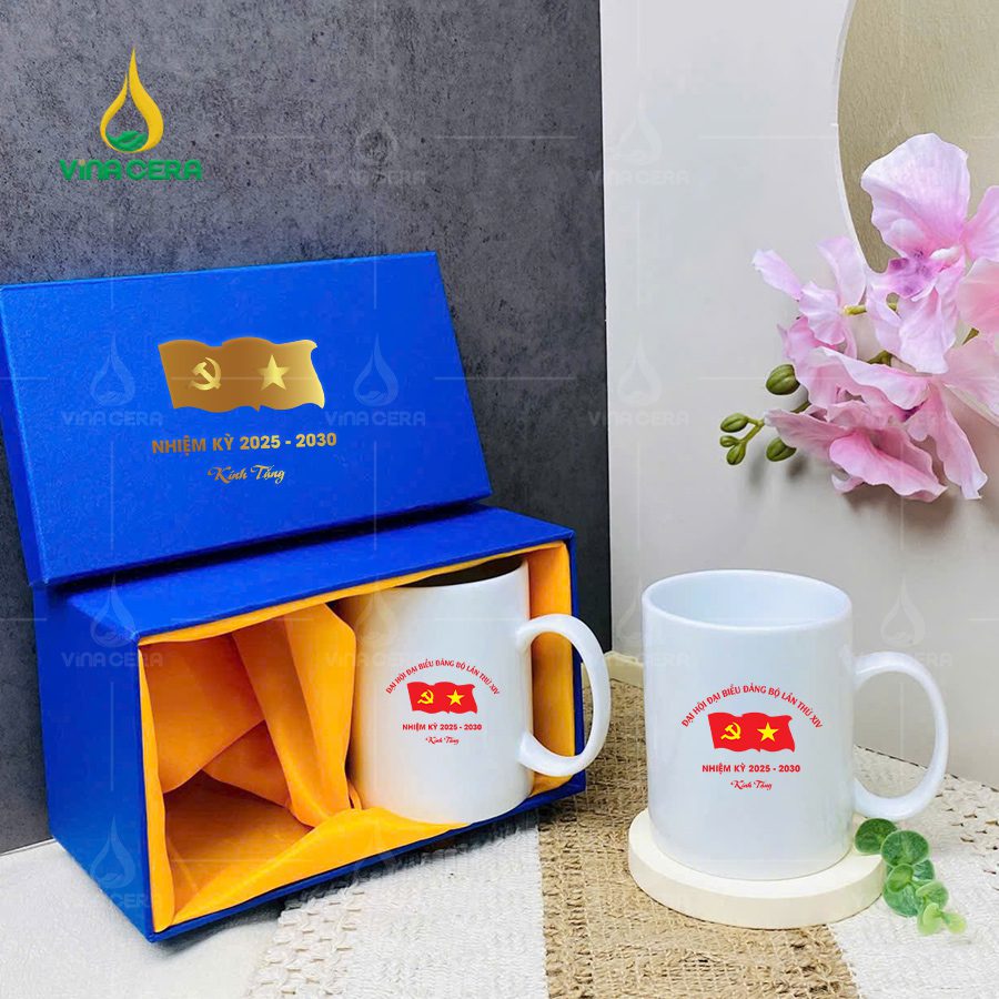 Mẫu Ly sứ Quà Tặng Đại Hội Đảng