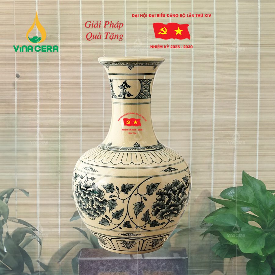 Mẫu lọ Hoa quà tặng Đại Hội Đảng