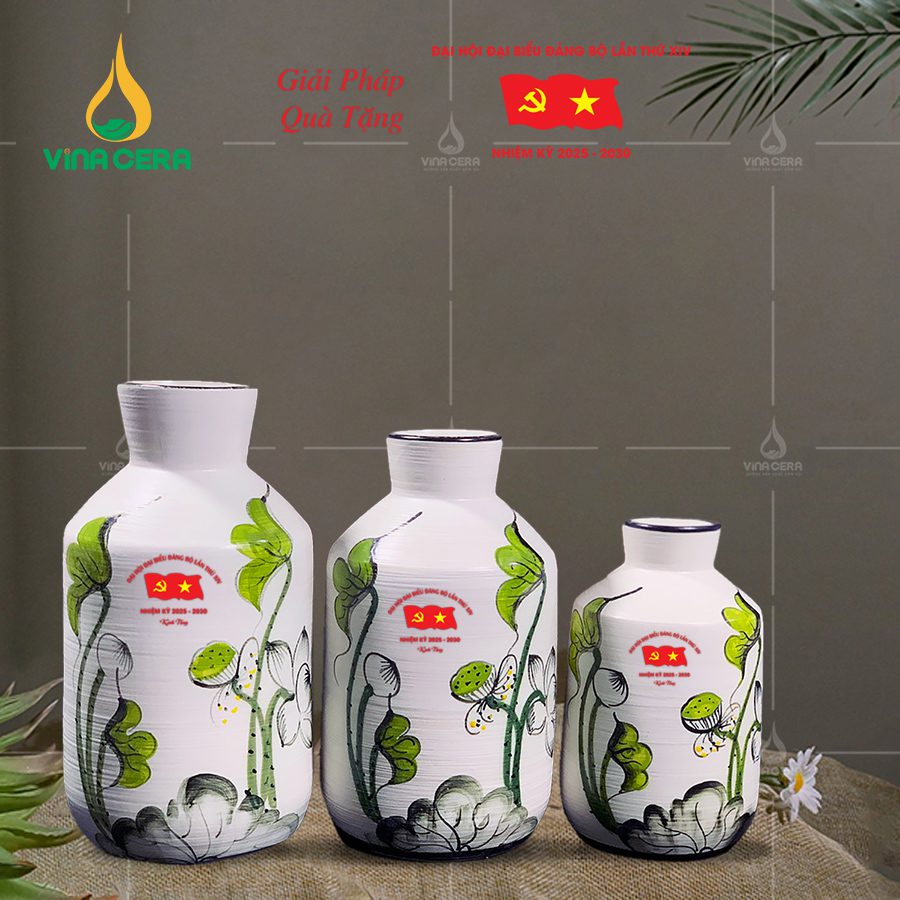 Mẫu lọ Hoa quà tặng Đại Hội Đảng (7)