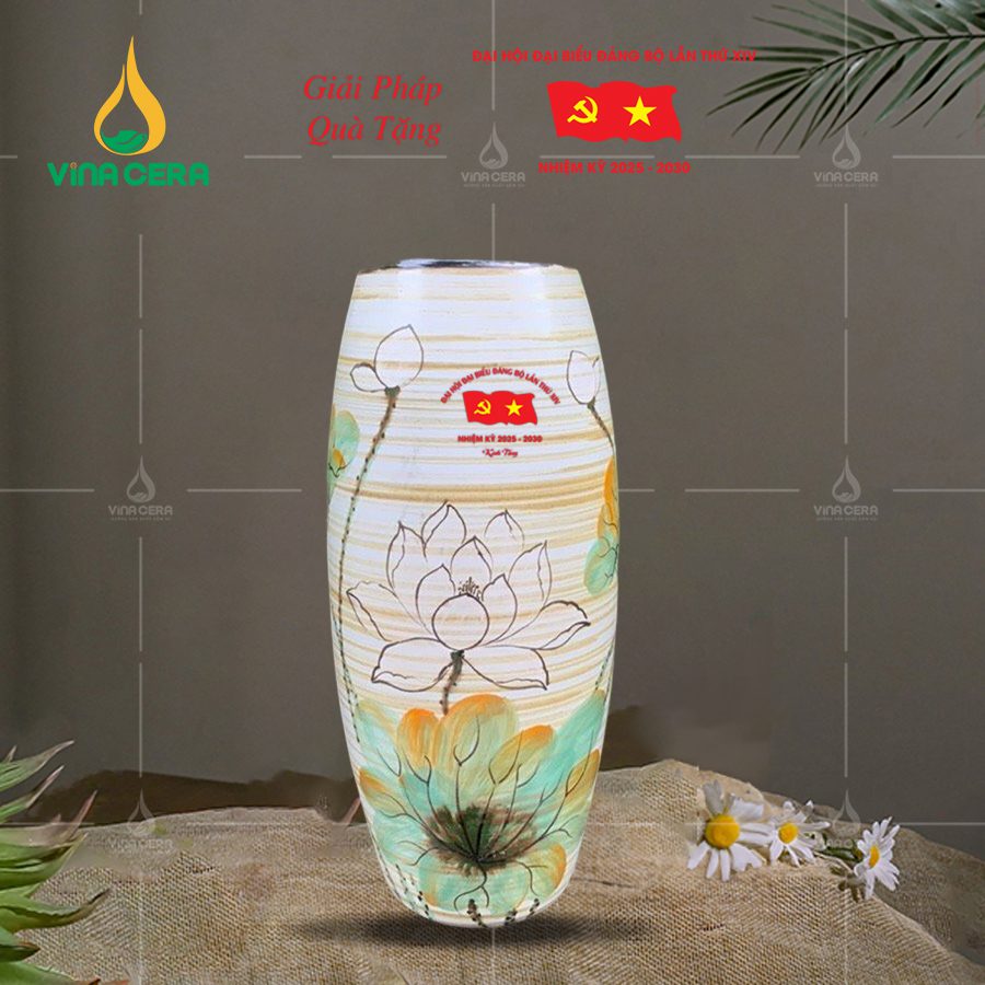 Mẫu lọ Hoa quà tặng Đại Hội Đảng (7)