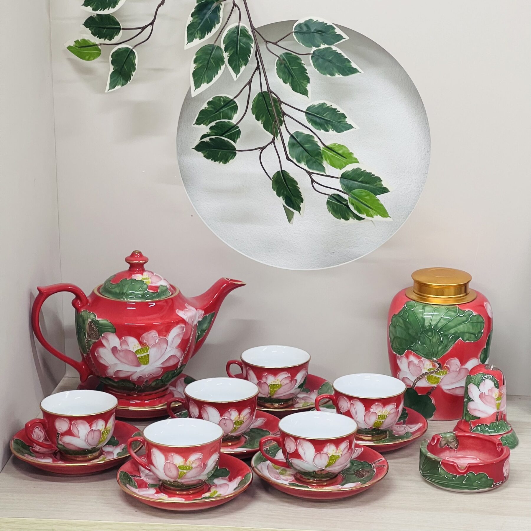 bộ ấm chén quà tặng Tết