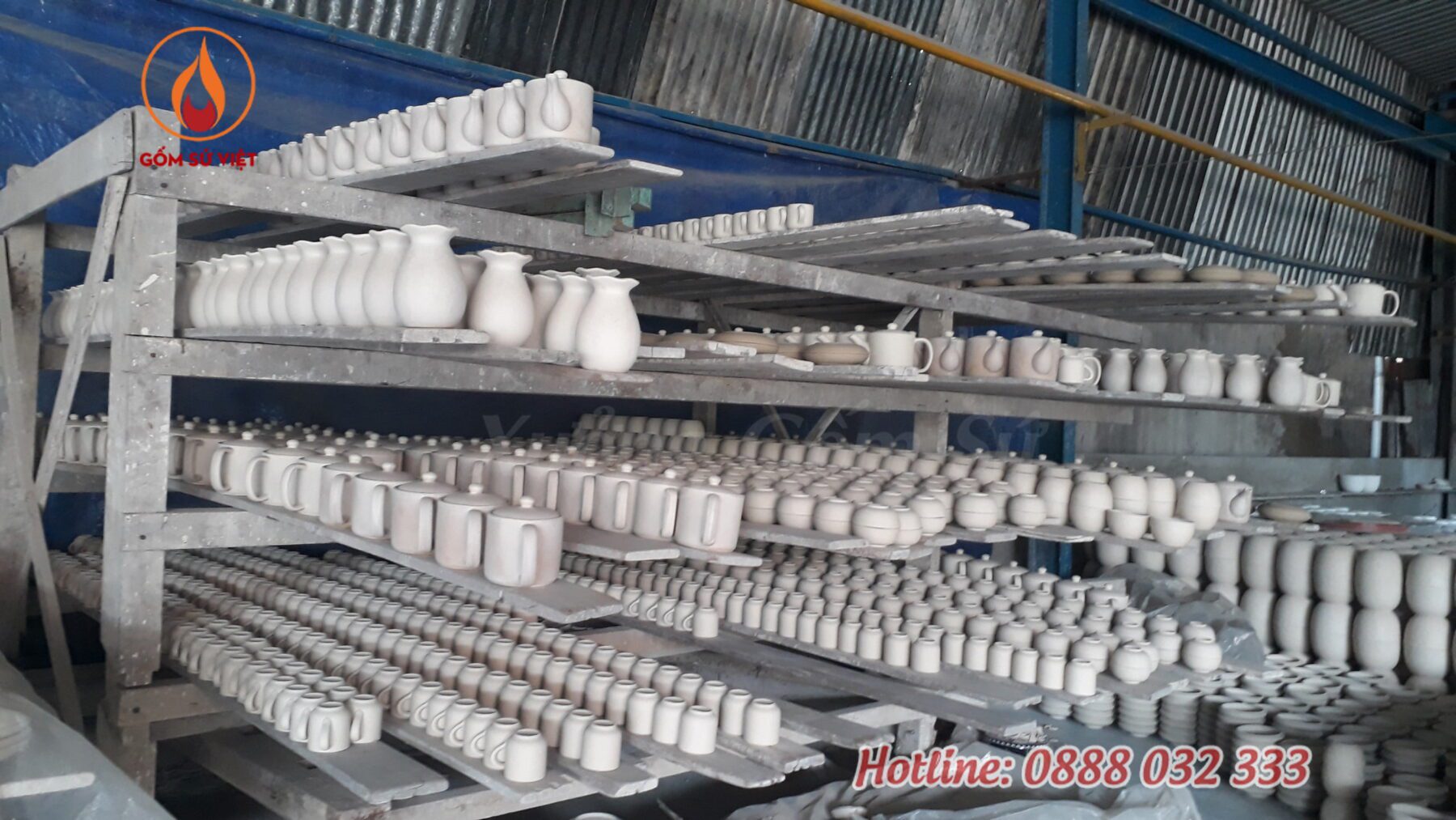 xưởng sản xuất gốm sứ